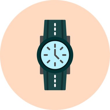 saat vektör simgesi modern basit illüstrasyon