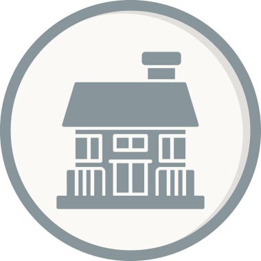 ev simgesini, basit vektör çizim