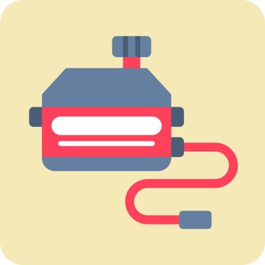 Servo. Web simgesi basit illüstrasyon