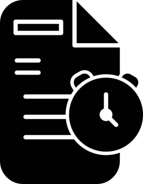 belge simgesi, vektör illüstrasyonu basit tasarım