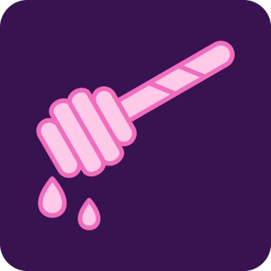 Bal Web simgesi, basit vektör illüstrasyonu