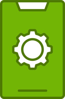 Teçhizat Web simgesi basit illüstrasyon