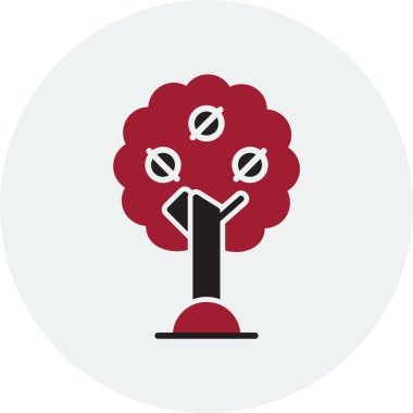 Ceviz ağacı ekolojisi ana hatlı ortamda simge