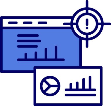 İş Problemi simgesinin vektör illüstrasyonu