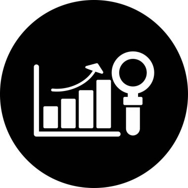 işletme büyüme grafiği vektör simgesi