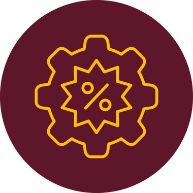 Bir satış simgesinin vektör illüstrasyonu 