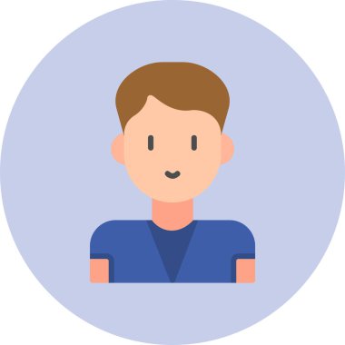 Psikiyatrist. Web simgesi basit illüstrasyon