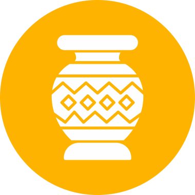 Vazo. Web simgesi basit illüstrasyon