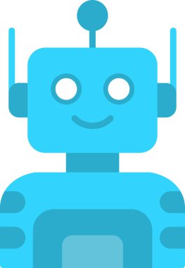 Robot yaratık, basit vektör tasarımı