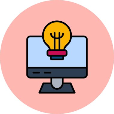 Yenilik. Web simgesi basit illüstrasyon