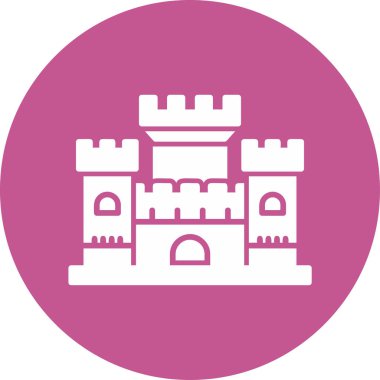 kale ikonu vektör illüstrasyonu 