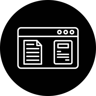 Sohbet mesajı vektör illüstrasyonu