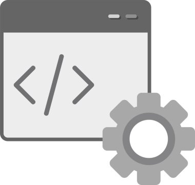 Gelişme. Web simgesi basit illüstrasyon