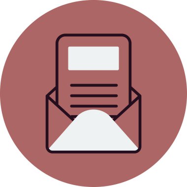 Haber vektörü simgesi modern basit illüstrasyon