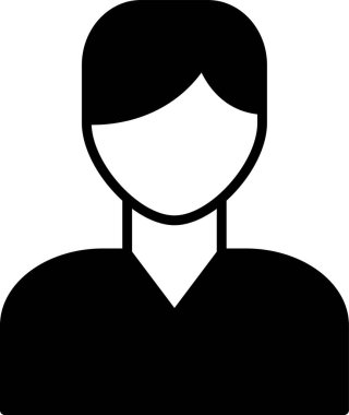 Denetleyici avatar simgesi vektör illüstrasyonu 