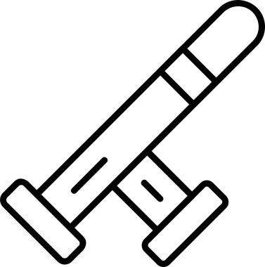 Baton web simgesi vektör illüstrasyonu