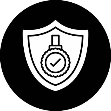 Garanti simgesi vektör illüstrasyonu 