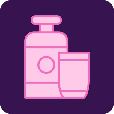 süt ağı ikonu vektör illüstrasyonu 