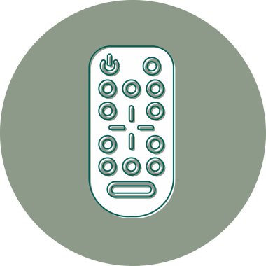 Uzak web simgesi vektör illüstrasyonu