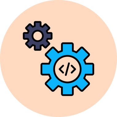 Bakım. Web simgesi vektör illüstrasyonu.