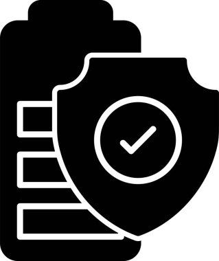 Pil seviyesi simgesi arkaplanda izole edildi