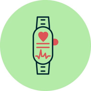 Modern Smartband simgesinin vektör çizimi