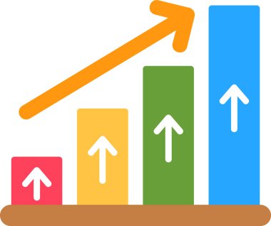 Gelişme kariyeri. Web simgesi basit illüstrasyon