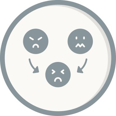 Zorbalık web simgesi vektör illüstrasyonu