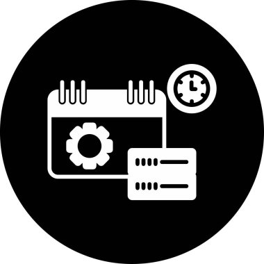 Tahmin edilebilir modellik. Web simgesi vektör illüstrasyonu