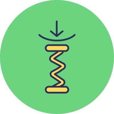 Bahar Simgesi, Beyaz Arkaplanda Vektör İllüstrasyonu 