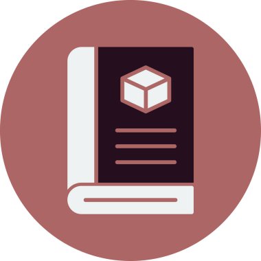 Basit Defter simgesinin vektör illüstrasyonu