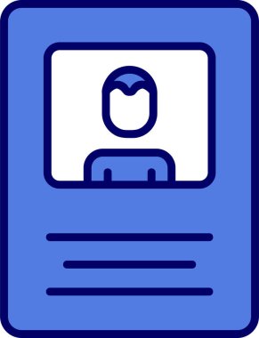 İsim Etiket Simgesi, vektör illüstrasyonu  