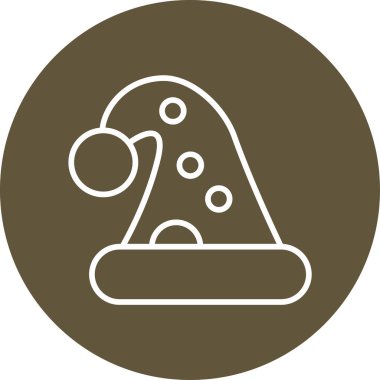 Gecekapağı simgesi vektör illüstrasyonu 