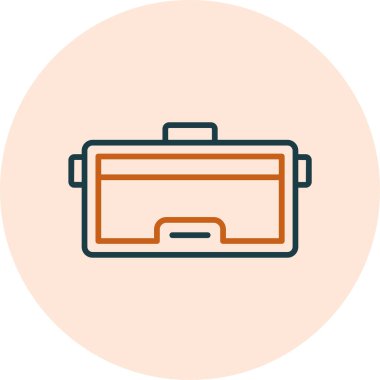 Gözlükler. Web simgesi basit illüstrasyon 