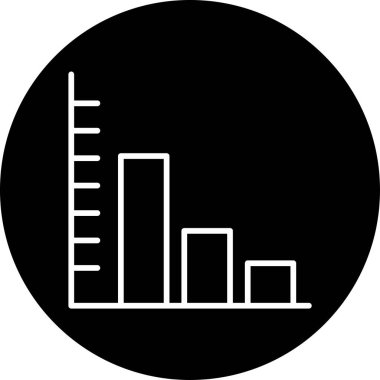 Basit ürün simgesi izole edilmiş arkaplan