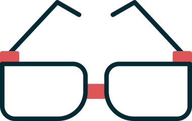 Güneş gözlüğü. Web simgesi basit illüstrasyon