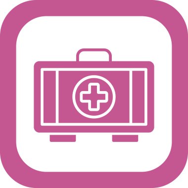 İlk yardım kiti vektör illüstrasyonu