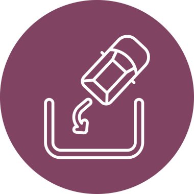 park kavramı simgesi vektör illüstrasyonu 