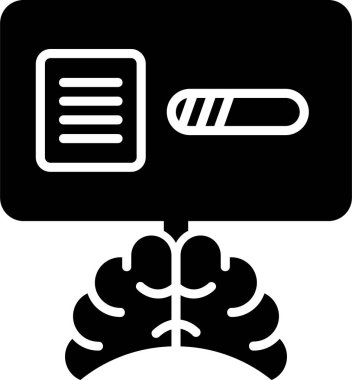 Basit yükleme simgesi, vektör illüstrasyonu