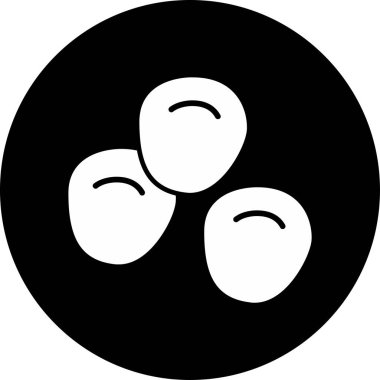 Besin zengini nohut ikonu sağlıklı, bitkisel protein seçimini vurguluyor