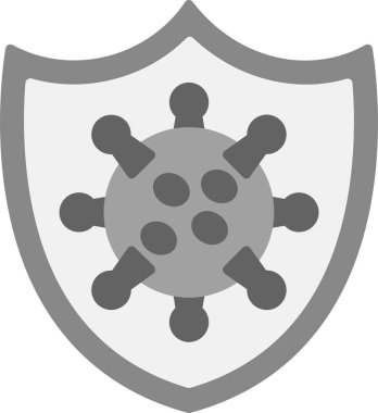 Virüs Kalkanı vektör illüstrasyonu 