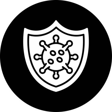 Virüs Kalkanı vektör illüstrasyonu 
