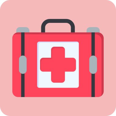 İlk yardım kiti vektör illüstrasyonu