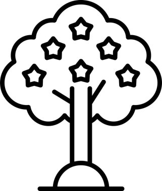 Linden web simgesi vektör illüstrasyonu