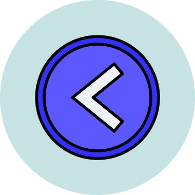 Sembol simgesinden küçük, vektör illüstrasyonu basit tasarım