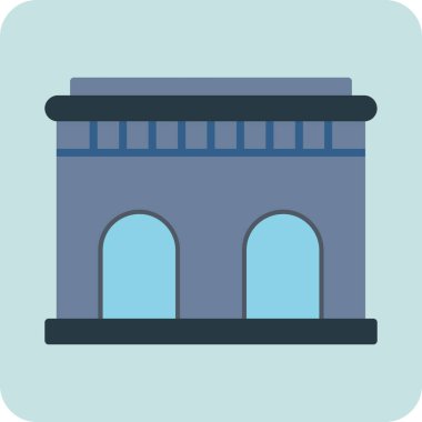 Kubbe. Web simgesi basit illüstrasyon