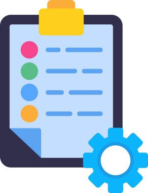 Pano simgesi, vektör illüstrasyonu basit tasarım