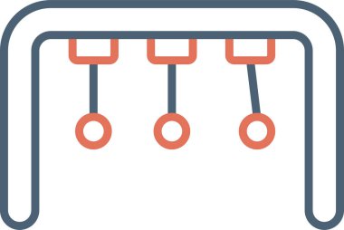 Momentum web simgesi vektör illüstrasyonu