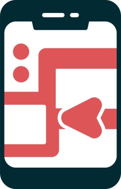 Basit Web Gezgin simgesi vektörü