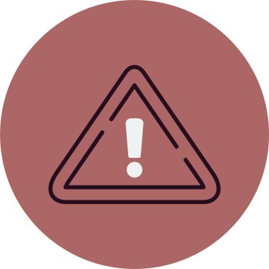 uyarı simgesi vektör illüstrasyonu